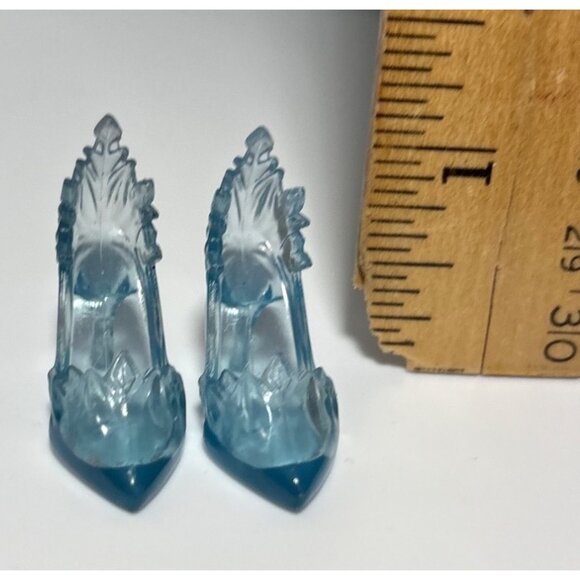 Disney's Elsa Shoes Ice Blue Frozen Hasbro Fashion Doll Replacement Part - Picture 8 of 8